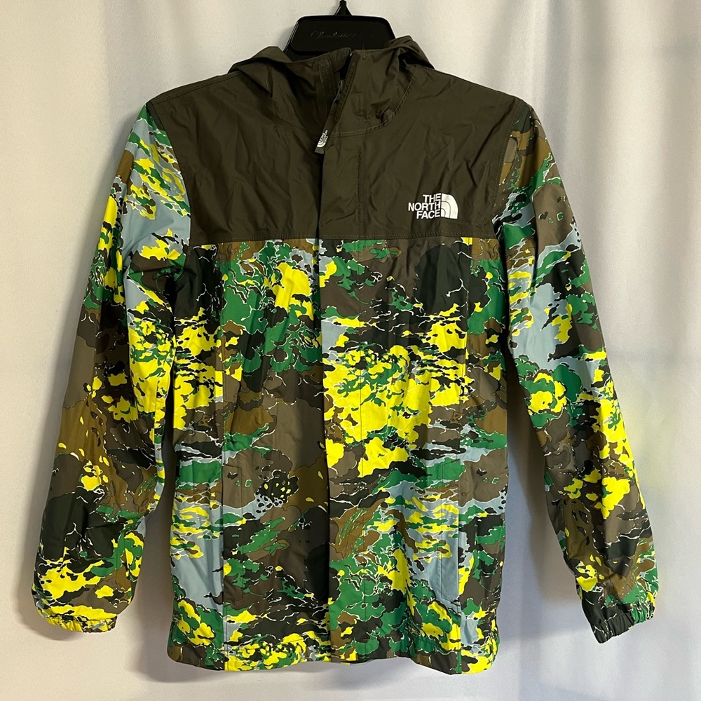 The North Face Boys Camo Nylon Jacket Size L 14/16